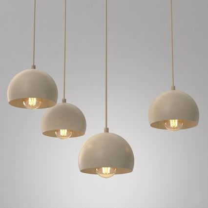 Riippuvalaisin johdolla SOOL 5xE27/15W/230V beige