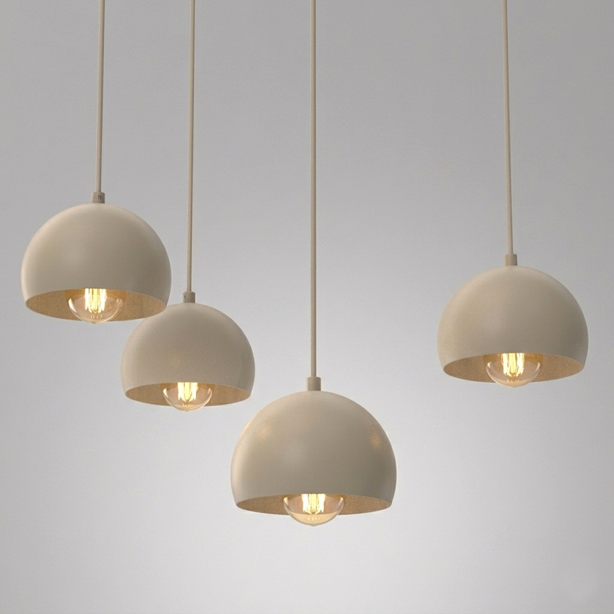 Riippuvalaisin johdolla SOOL 5xE27/15W/230V beige