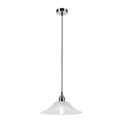 Riippuvalaisin JULL 1xE27/15W/230V kiiltävä kromi/kirkas