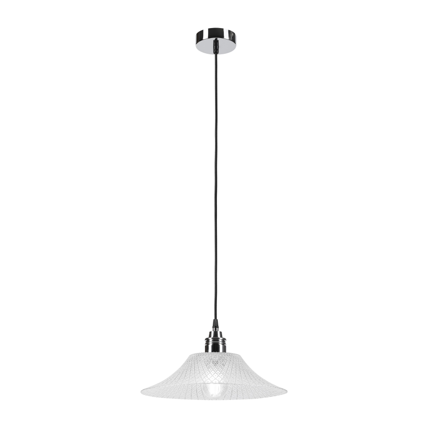 Riippuvalaisin JULL 1xE27/15W/230V kiiltävä kromi/kirkas