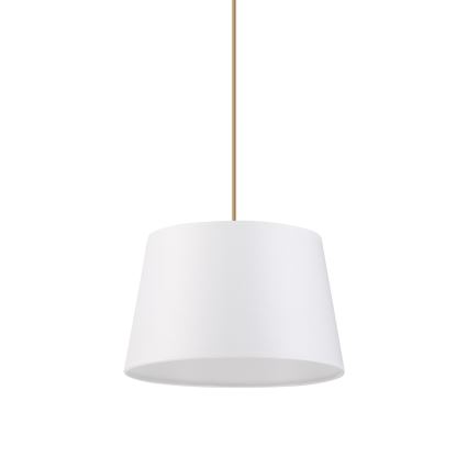 Riippuvalaisin kaapelilla AIDA 1xE27/60W/230V Ø 25 cm tammi/ruskea/valkoinen