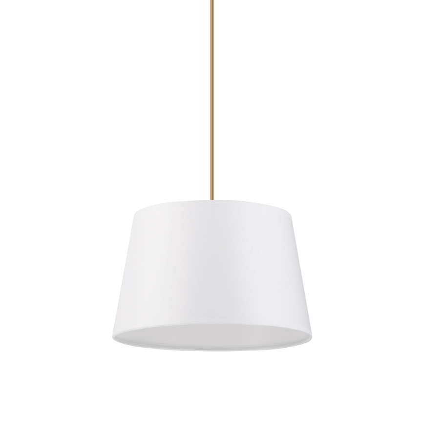 Riippuvalaisin kaapelilla AIDA 1xE27/60W/230V Ø 25 cm tammi/ruskea/valkoinen