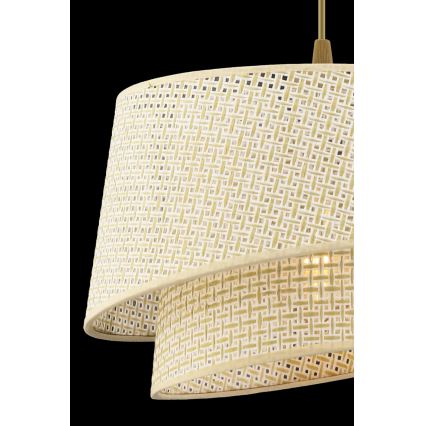 Riippuvalaisin kaapelilla BARETTE 1xE27/60W/230V kermanvalkoinen