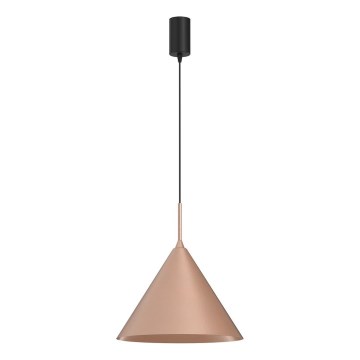 Riippuvalaisin kaapelilla CAPITAL 1xGX53/15W/230V, halkaisija 32 cm, ruusukulta