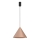 Riippuvalaisin kaapelilla CAPITAL 1xGX53/15W/230V, halkaisija 32 cm, ruusukulta