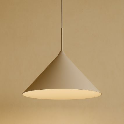 Riippuvalaisin kaapelilla CAPITAL 1xGX53/15W/230V, halkaisija 46 cm, beigenvärinen