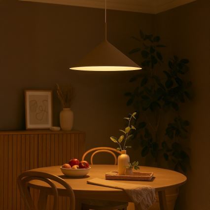 Riippuvalaisin kaapelilla CAPITAL 1xGX53/15W/230V, halkaisija 60 cm, beige