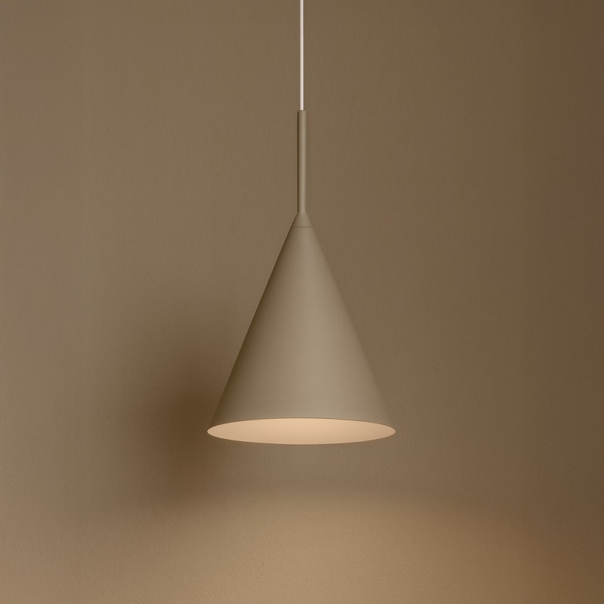 Riippuvalaisin kaapelilla CAPITAL 1xGX53/15W/230V Ø 17 cm beige