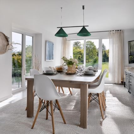 Riippuvalaisin kaapelilla CAPITAL 2xGX53/15W/230V vihreä