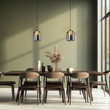 Riippuvalaisin kaapelilla KLEA 1xG9/15W/230V savunmusta