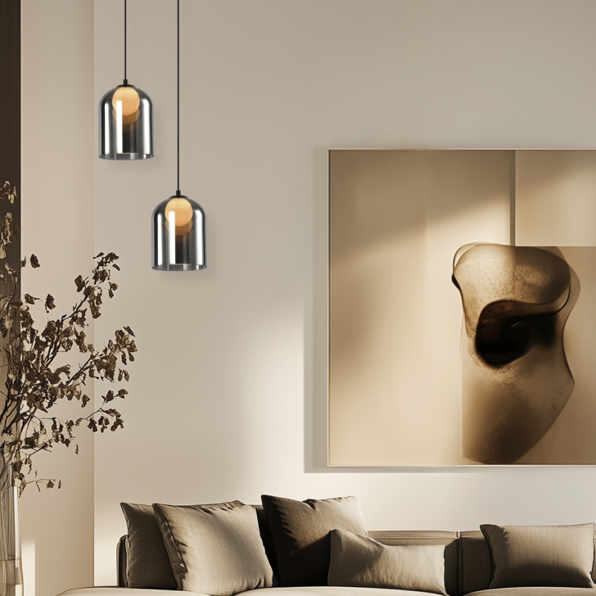 Riippuvalaisin kaapelilla KLEA 1xG9/15W/230V savunmusta