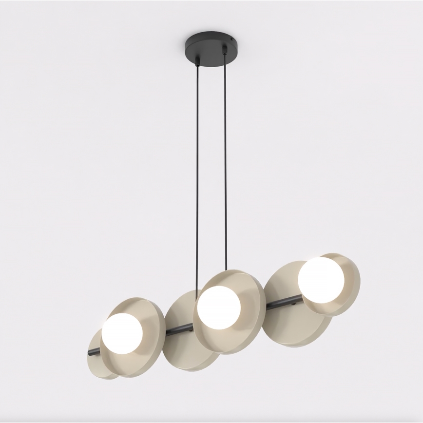 Riippuvalaisin kaapelilla MODEL 6xG9/8W/230V beige