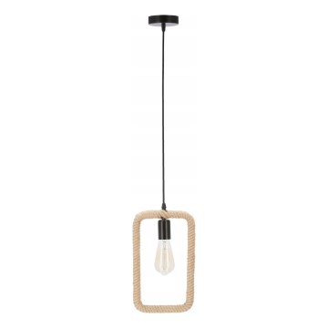 Riippuvalaisin kaapelilla OSTOR 1xE27/40W/230V beige/musta