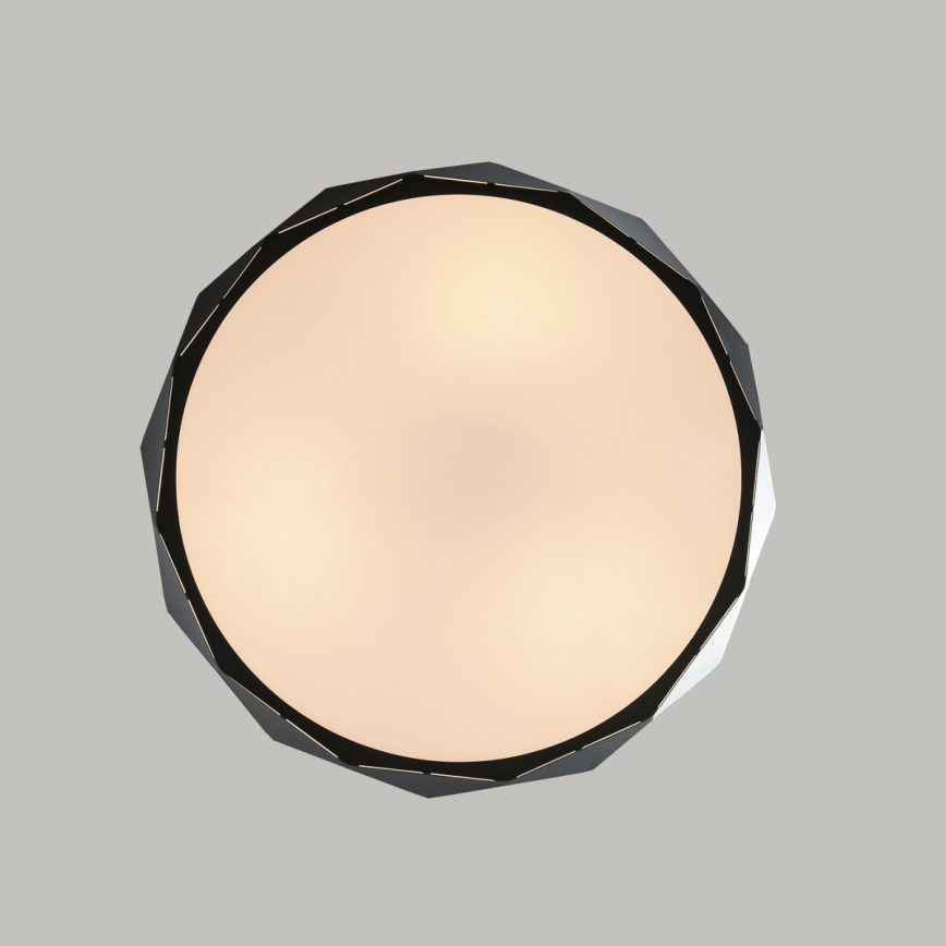 Riippuvalaisin kaapelilla REUS 3xE27/40W/230V Ø47 cm musta