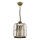 Riippuvalaisin ketjulla CRYSTALLINE 1xE27/6W/230V pronssinvärinen