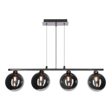 Riippuvalaisin langalla SOMUL, 4xG9/20W/230V, savunmusta