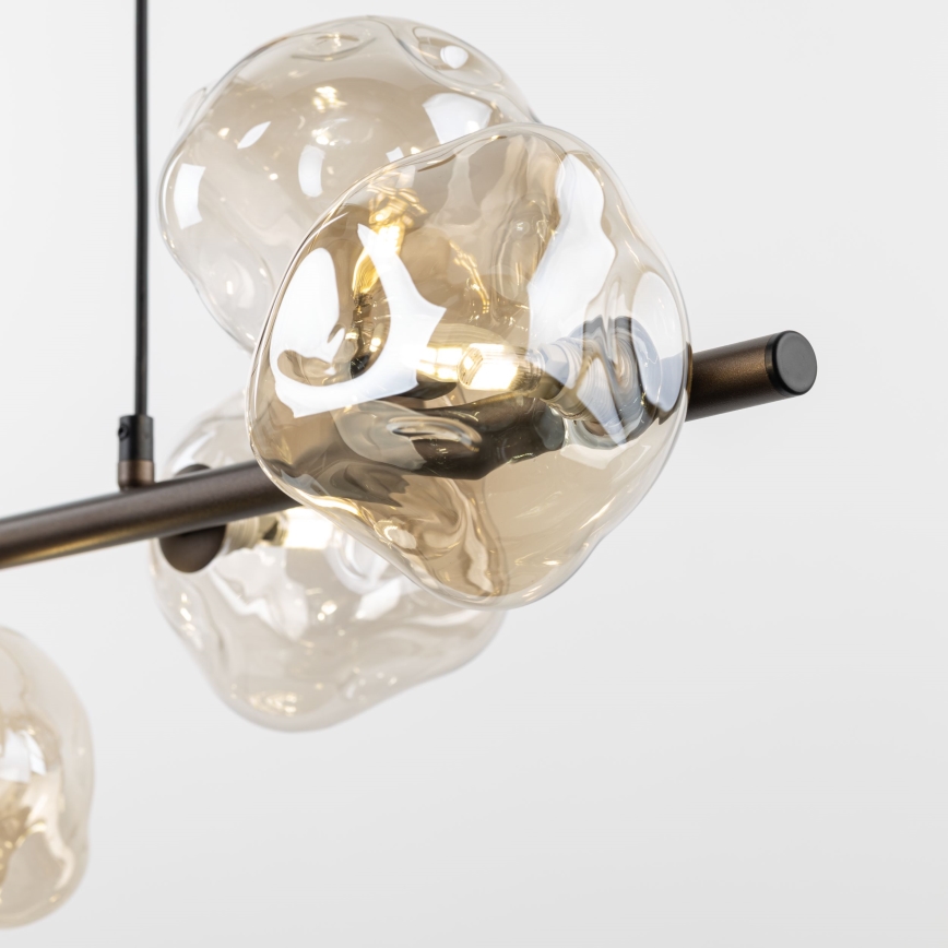 Riippuvalaisin LAVA johdolla 7xG9/8W/230V pronssi/savunbeige