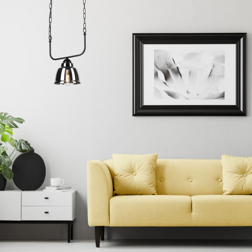 Riippuvalaisin MARIO 1xE27/60W/230V kromi