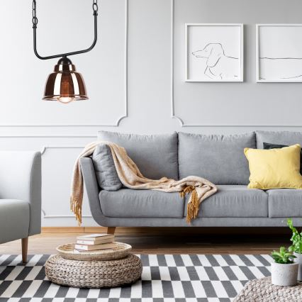 Riippuvalaisin MARIO 1xE27/60W/230V  messinki