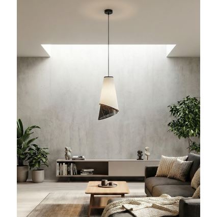 Riippuvalaisin MODA, 1x E27/15W/230V, harmaa/musta