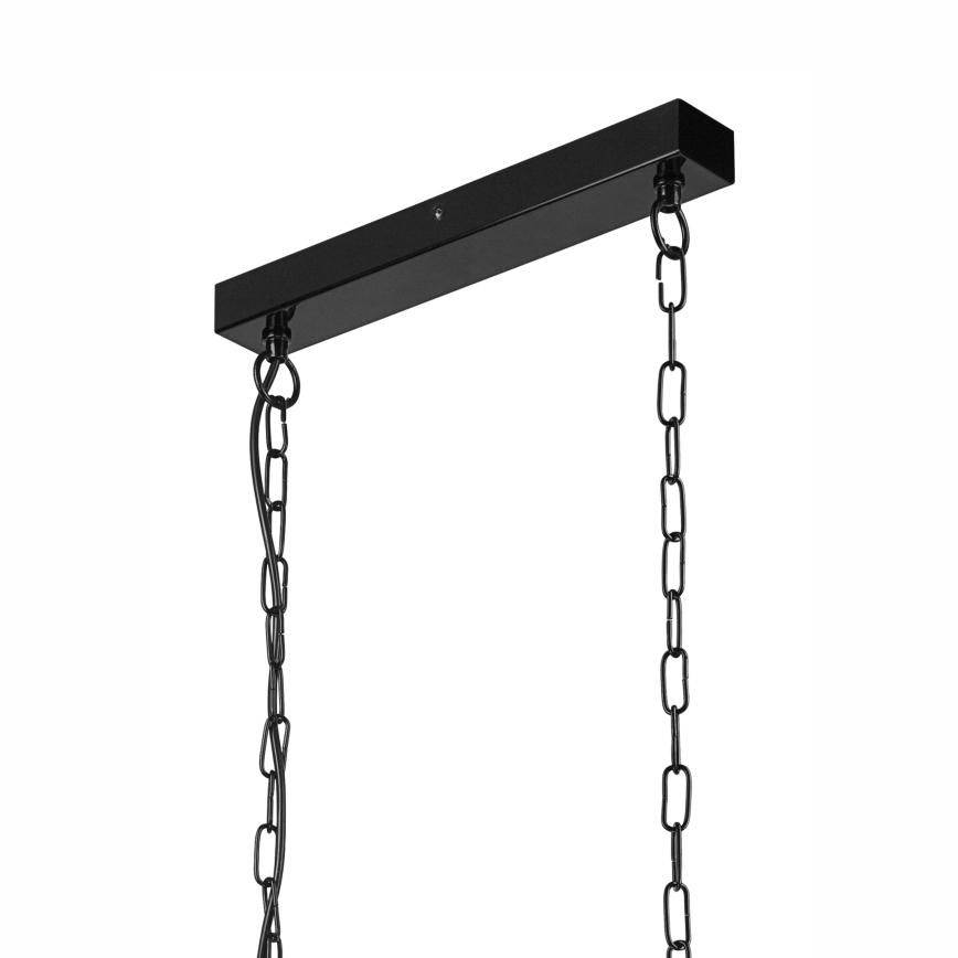 Riippuvalaisin MORGAN 1xE27/60W/230V musta/kupari