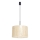 Riippuvalaisin NEVIA johdolla 1xE27/15W/230V, Ø 40 cm, beige/marmorikuvio