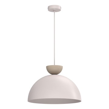 Riippuvalaisin NEVIS 1xE27/15W/230V halkaisija 38 cm kermanvalkoinen