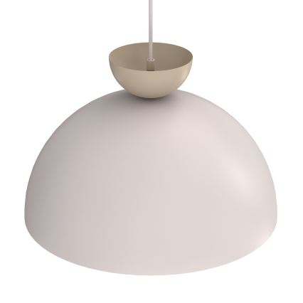 Riippuvalaisin NEVIS 1xE27/15W/230V halkaisija 38 cm kermanvalkoinen