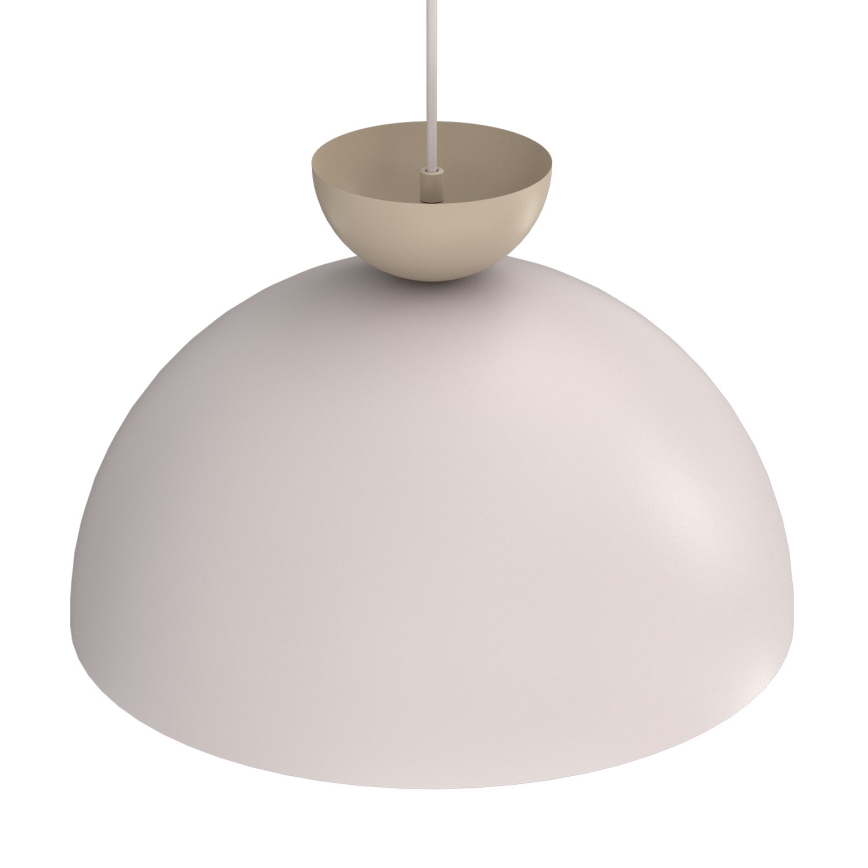 Riippuvalaisin NEVIS 1xE27/15W/230V halkaisija 38 cm kermanvalkoinen