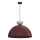 Riippuvalaisin NEVIS 1xE27/15W/230V, halkaisija 50 cm, viininpunainen