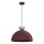 Riippuvalaisin NEVIS johdolla 1xE27/15W/230V, Ø 38 cm, burgundinpunainen