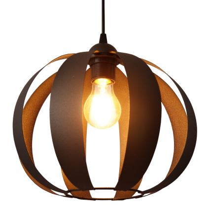 Riippuvalaisin NEWTON 1xE27/15W/230V musta