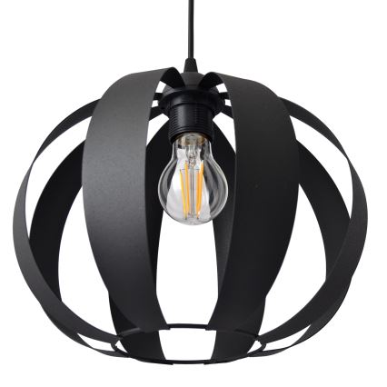 Riippuvalaisin NEWTON 1xE27/15W/230V musta