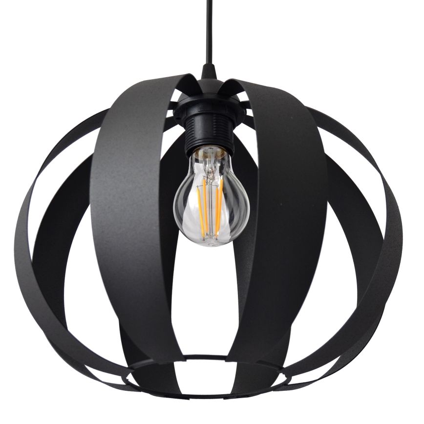 Riippuvalaisin NEWTON 1xE27/15W/230V musta