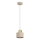 Riippuvalaisin PARKLA 1xE27/15W/230V beige/kullanvärinen