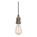 Riippuvalaisin PENDA 1xE27/15W/230V pronssi