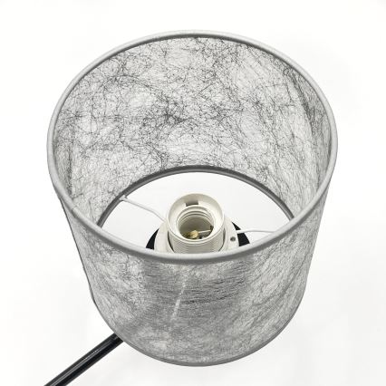 Riippuvalaisin ROSA ketjulla 3xE27/60W/230V musta/harmaa