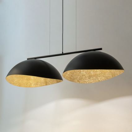 Kattovalaisin SOLAR 2xE27/60W/230V musta, johdolla