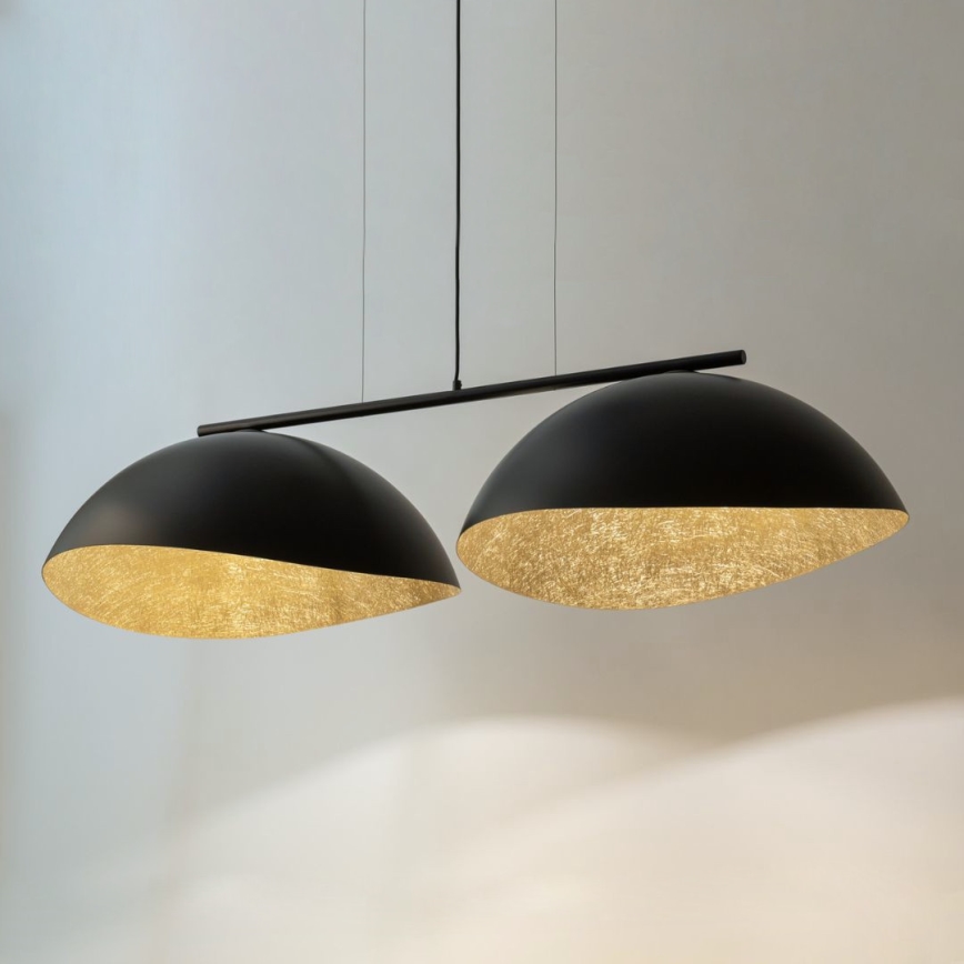 Kattovalaisin SOLAR 2xE27/60W/230V musta, johdolla