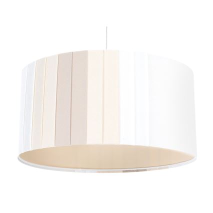 Riippuvalaisin STRIPES 1xE27/60W/230V, halkaisija 40 cm, kermanvärinen
