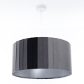 Riippuvalaisin STRIPES 1xE27/60W/230V, halkaisija 60 cm, harmaa