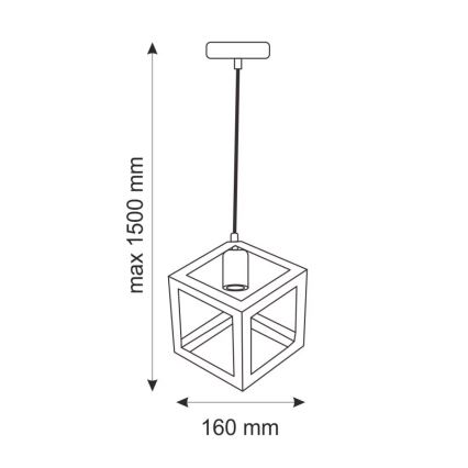 Riippuvalaisin SWEDEN 1xE27/20W/230V