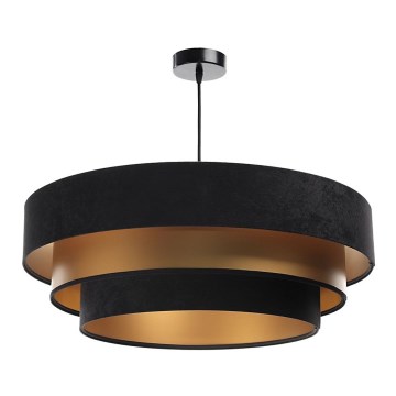 Riippuvalaisin TRINITI 1xE27/60W/230V musta/kulta