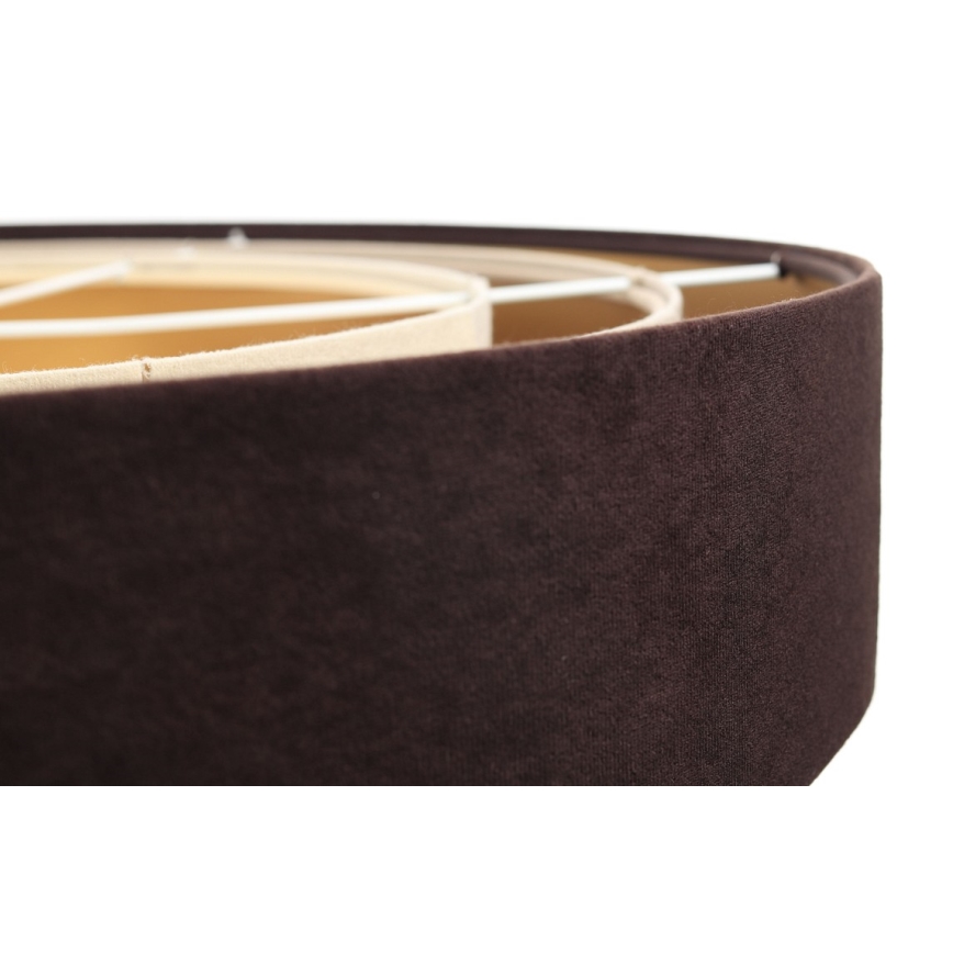 Riippuvalaisin TRINITI 1xE27/60W/230V ruskea/beige/kulta