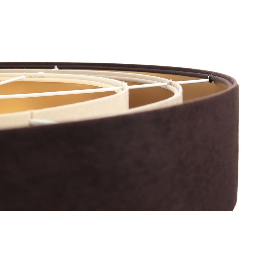 Riippuvalaisin TRINITI 1xE27/60W/230V ruskea/beige/kulta