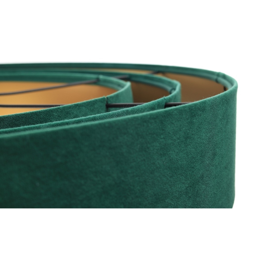 Riippuvalaisin TRINITI 1xE27/60W/230V vihreä/kulta