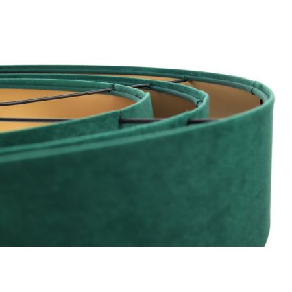 Riippuvalaisin TRINITI 1xE27/60W/230V vihreä/kulta