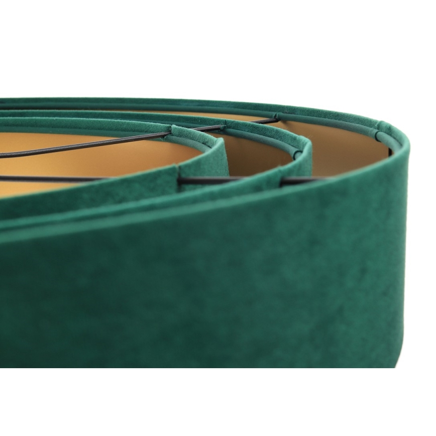 Riippuvalaisin TRINITI 1xE27/60W/230V vihreä/kulta