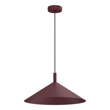 Riippuvalaisin vaijerilla ANEGA 1xGX53/15W/230V, halkaisija 40 cm, burgundinpunainen