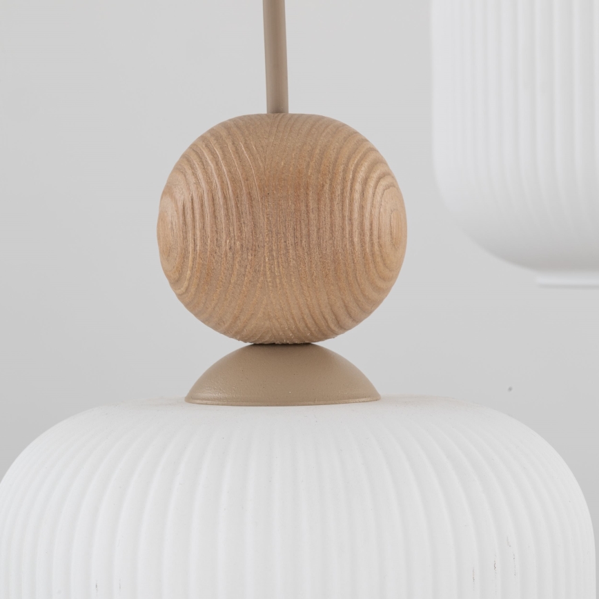 Riippuvalaisin vaijerilla BALLO 3xE14/10W/230V beige